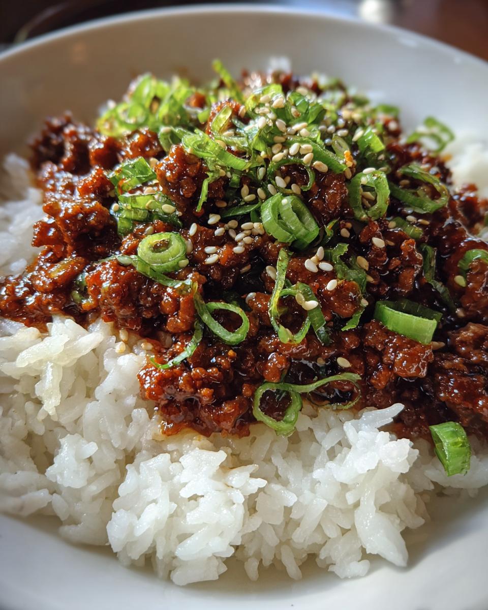 Mongolian Ground Beef - detail 2