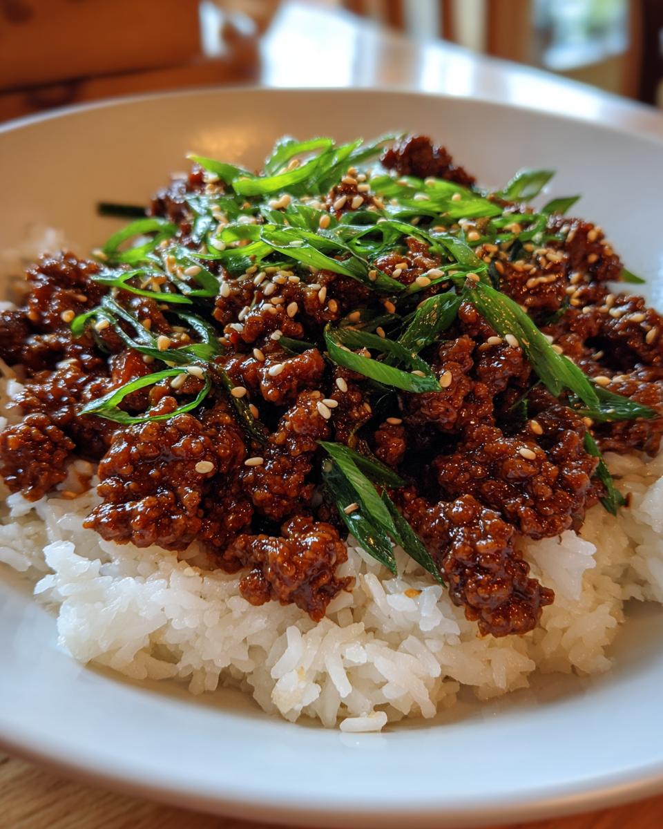 Mongolian Ground Beef - detail 4