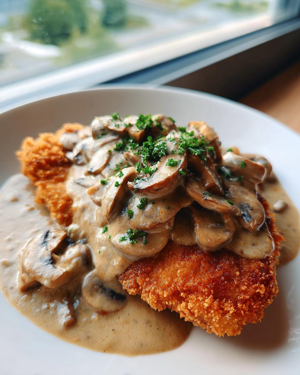Mushroom Cream Schnitzel - detail 1