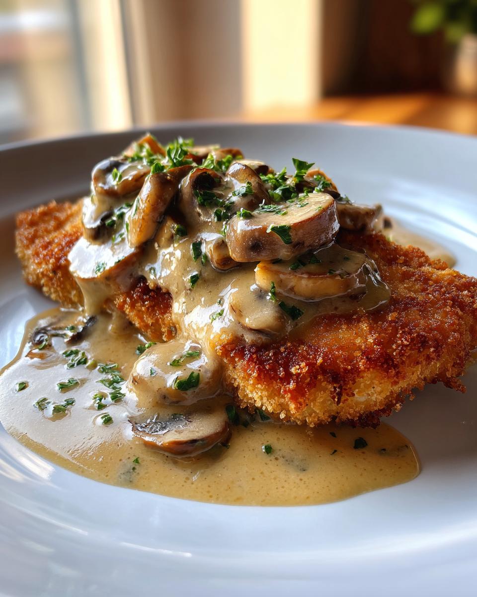 Mushroom Cream Schnitzel - detail 4