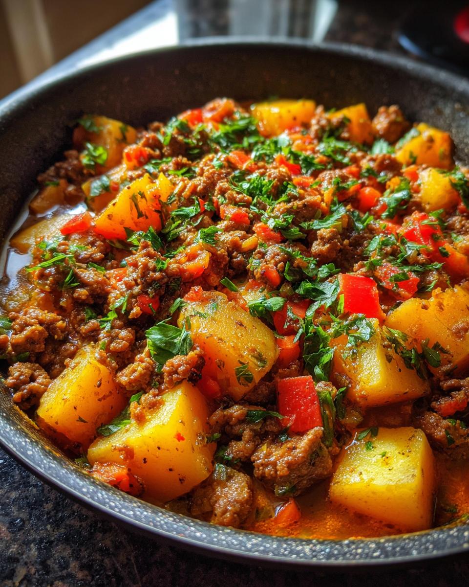 One-Pan Ground Beef and Potato Skillet - detail 3