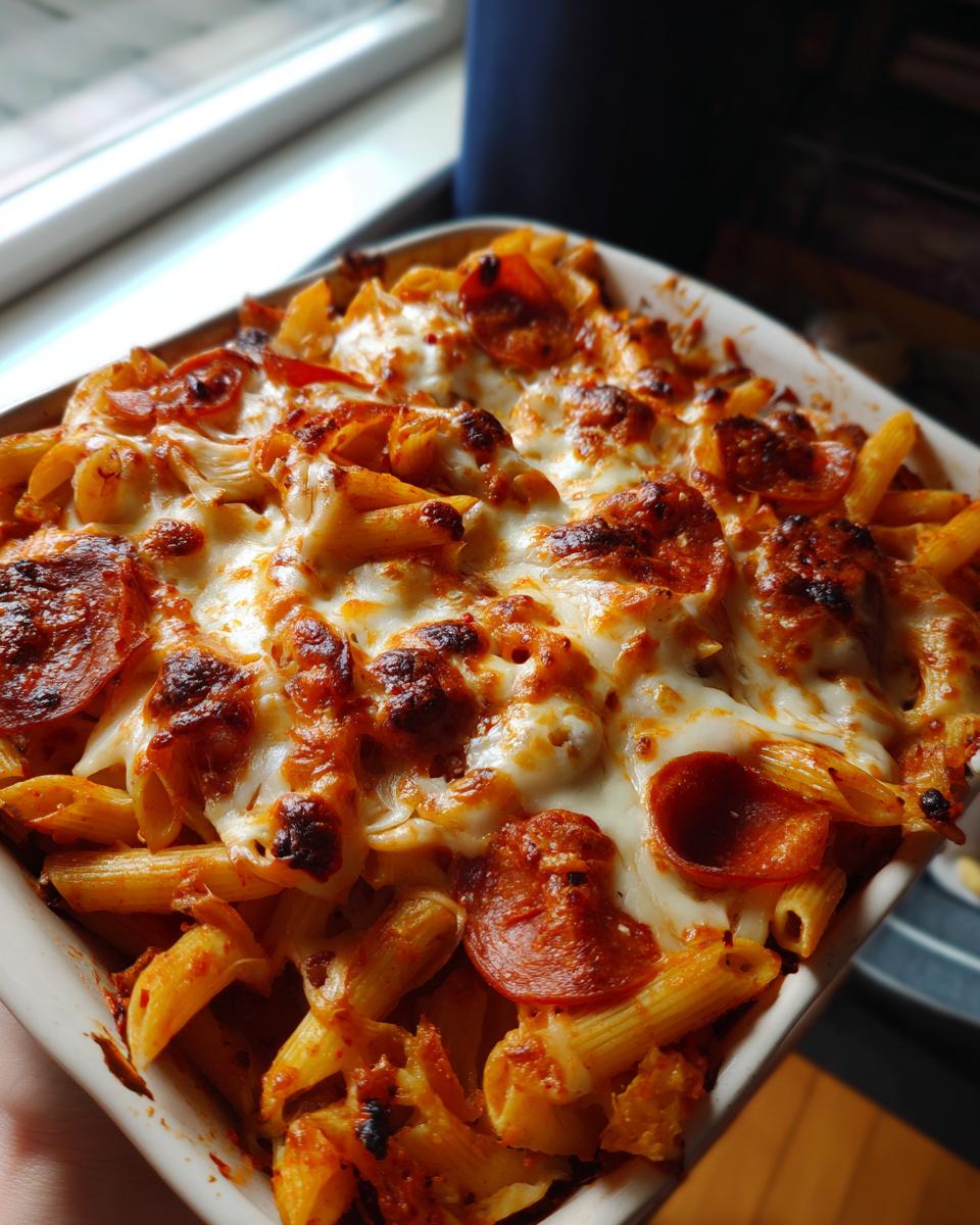 Pasta Pepperoni Pizza Ovenschotel - detail 1
