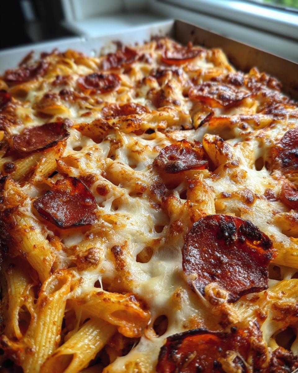 Pasta Pepperoni Pizza Ovenschotel - detail 3