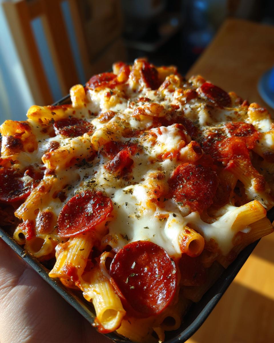 Pasta Pepperoni Pizza Ovenschotel - detail 5