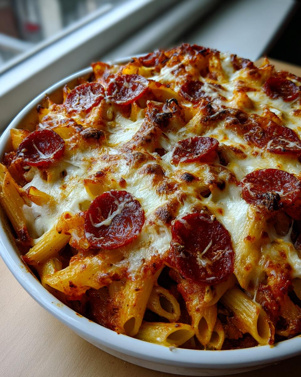 Pasta Pepperoni Pizza Ovenschotel - detail 6