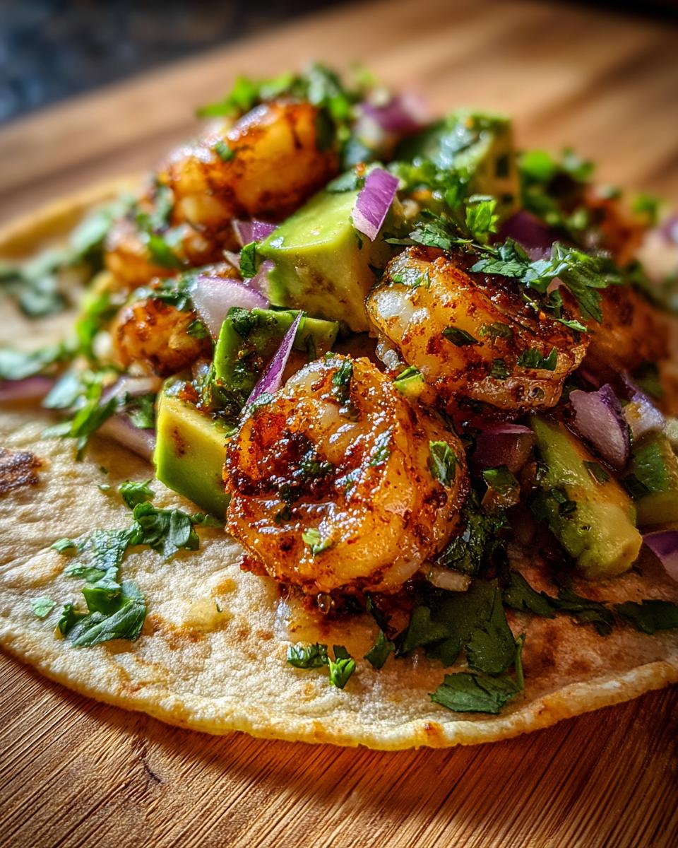 Pittige Knoflook Garnalen Tacos - detail 1