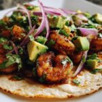 Pittige Knoflook Garnalen Tacos