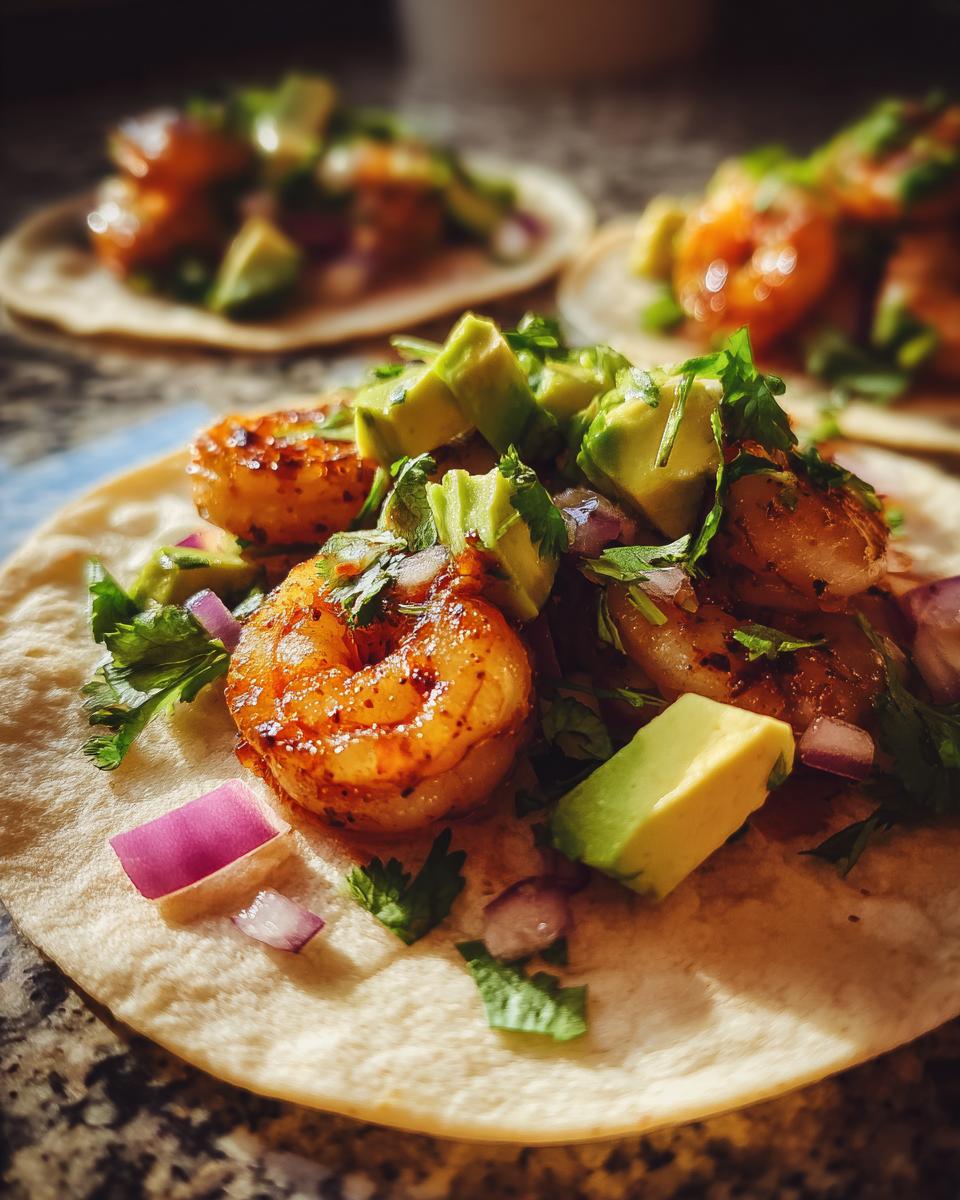 Pittige Knoflook Garnalen Tacos - detail 2