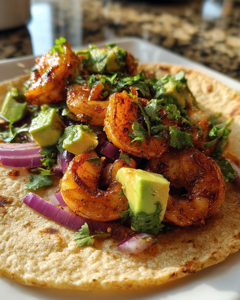 Pittige Knoflook Garnalen Tacos - detail 3