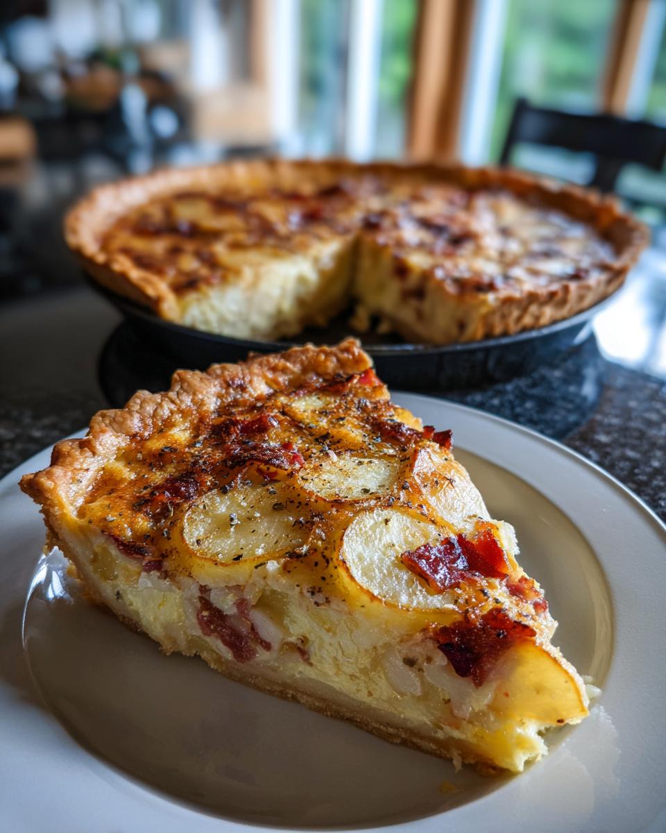 Potato and Bacon Quiche - detail 5
