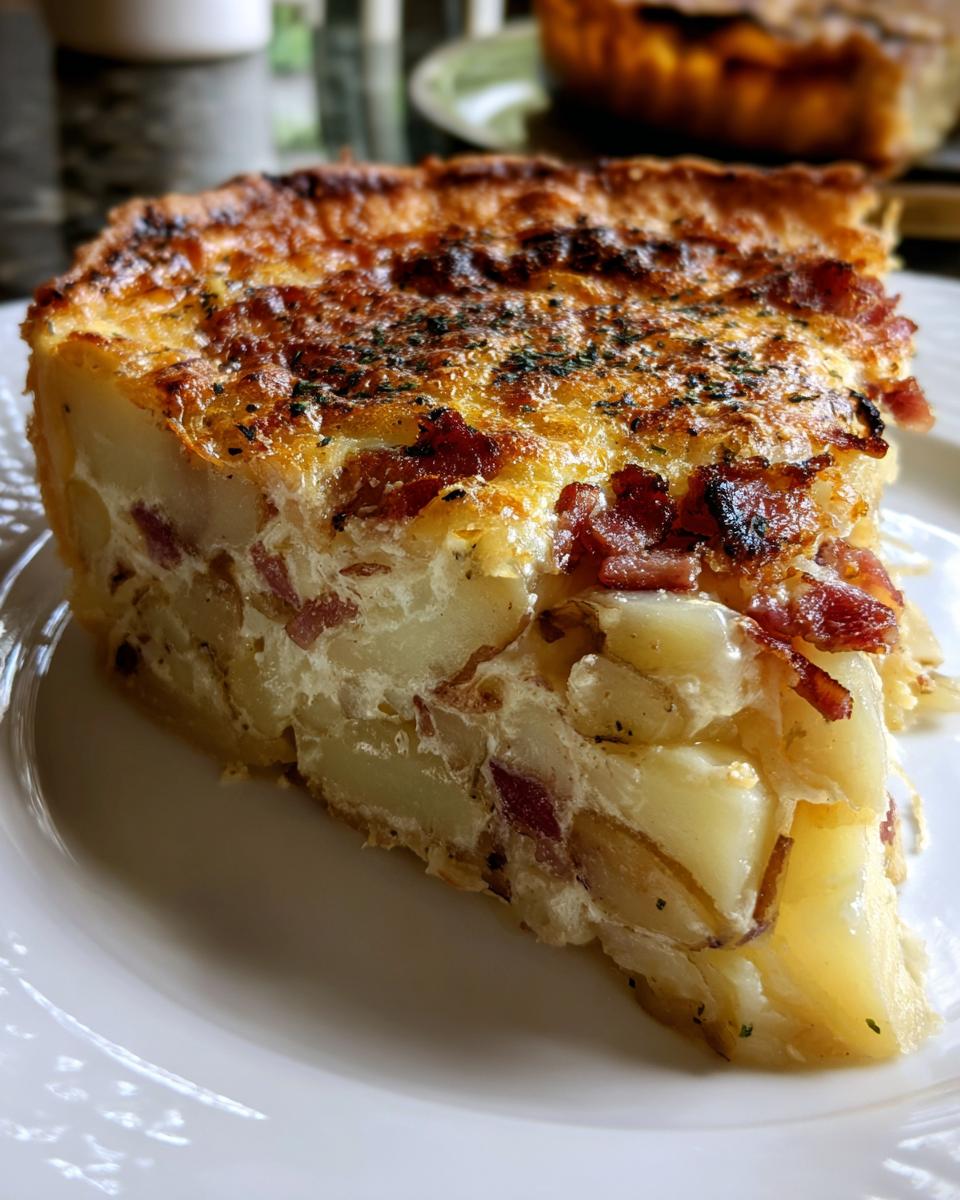 Potato and Bacon Quiche - detail 6