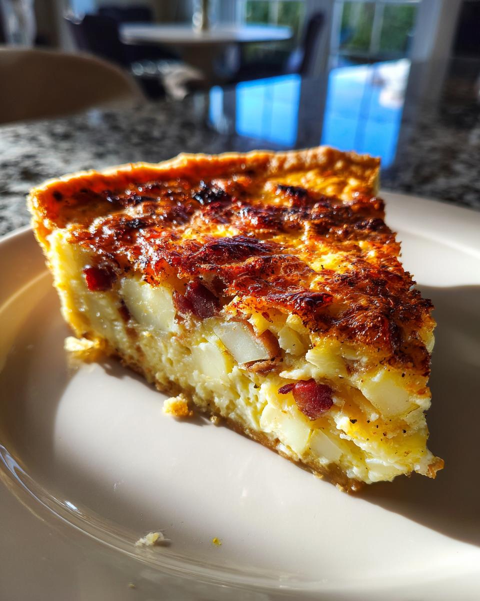 Potato and Bacon Quiche - detail 7