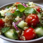 Quinoasalade met Cherrytomaten en Komkommer