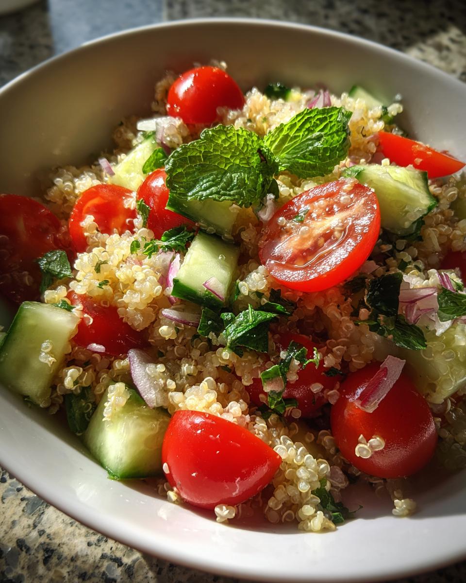Quinoasalade met Cherrytomaten en Komkommer - detail 2