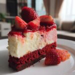 Red Velvet Strawberry Cheesecake