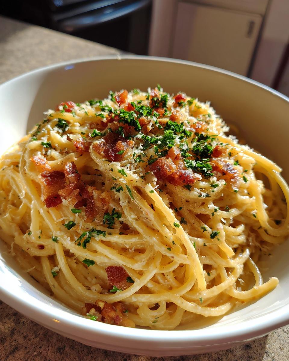 Romige Spek Spaghetti - detail 2