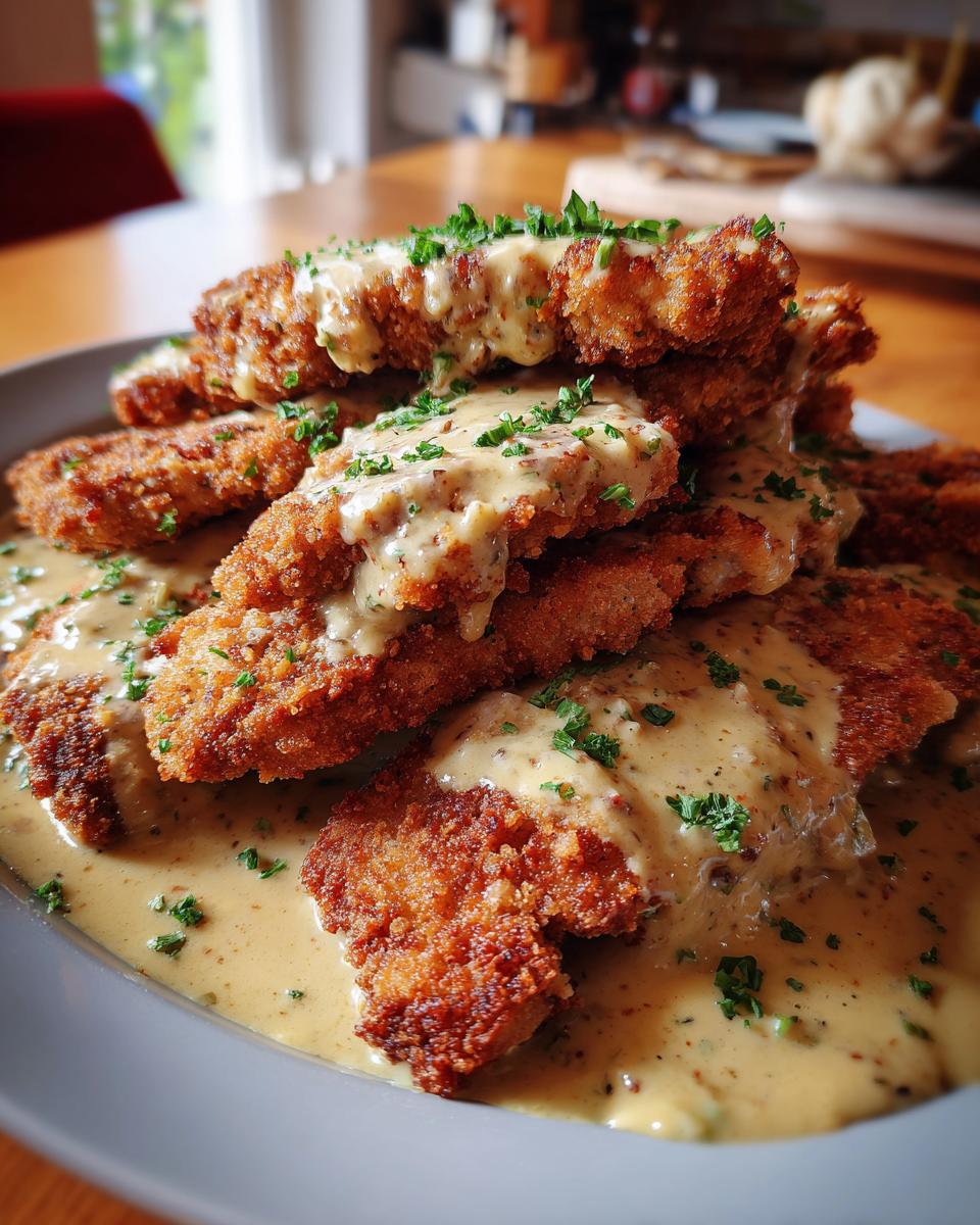 Schnitzelreepjes in Mosterdroomsaus - detail 3