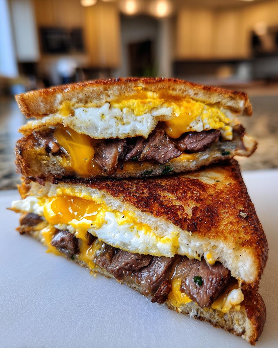 Steak, Ei & Kaas Sandwich - detail 1