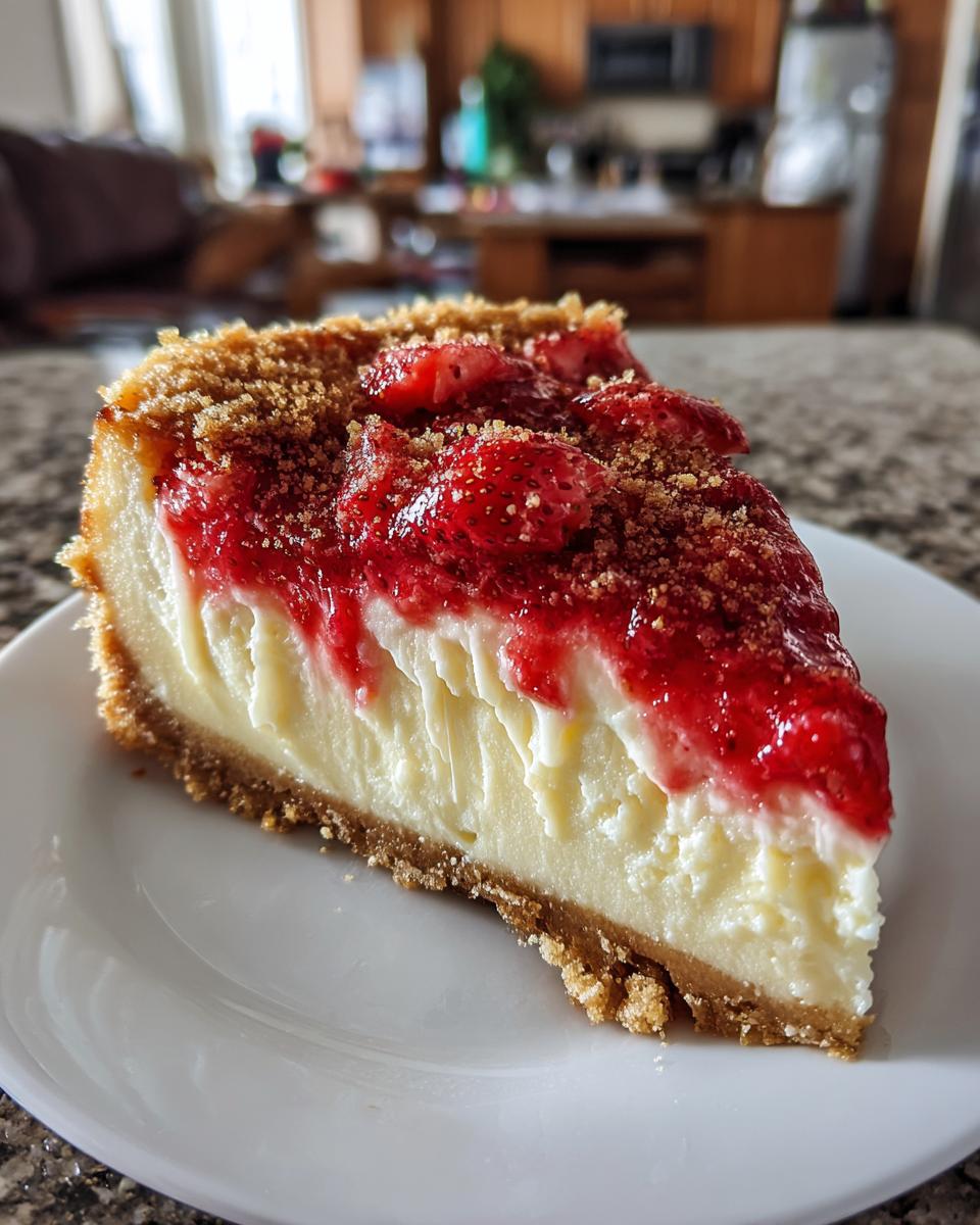 Strawberry Crunch Churro Cheesecake - detail 2