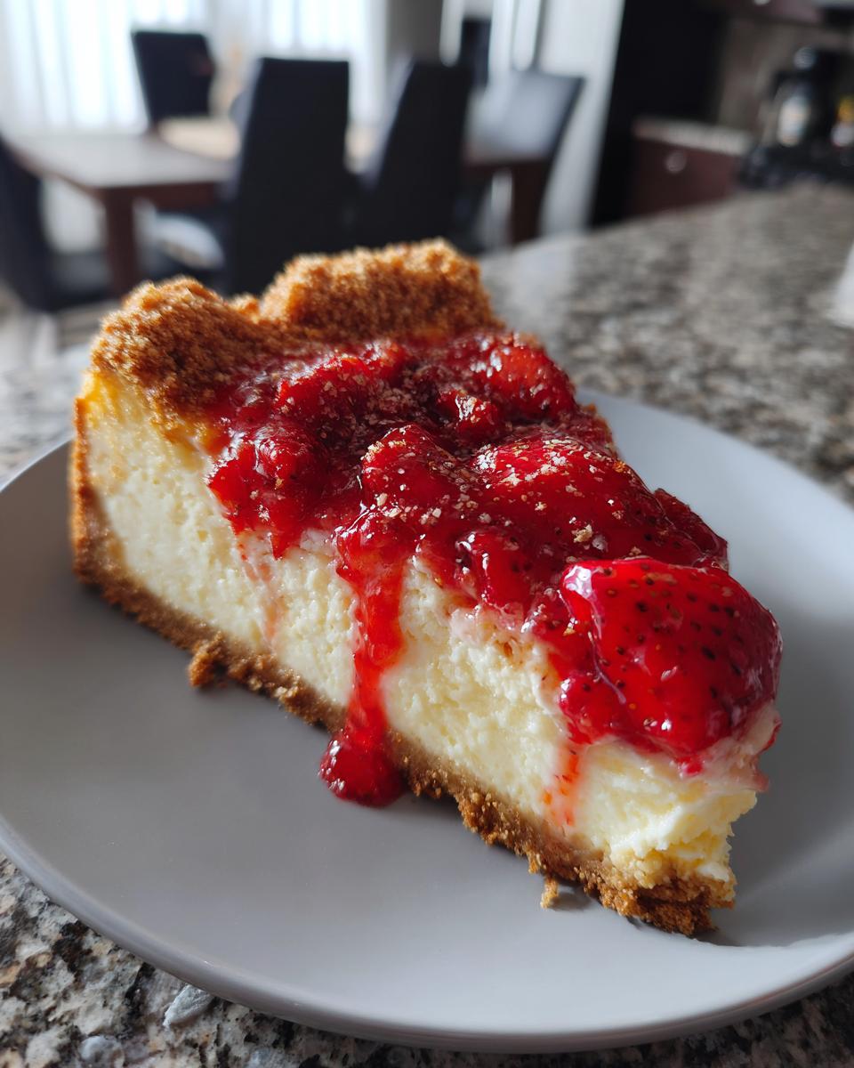Strawberry Crunch Churro Cheesecake - detail 3