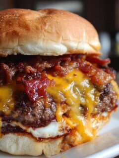 The Bacon Lasagna Burger