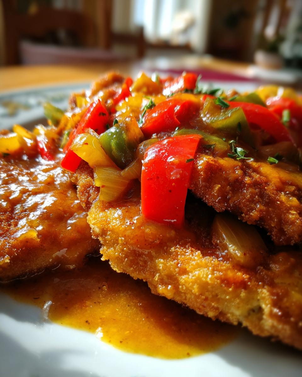 Zigeunerschnitzel (Paprikaschnitzel) Recept - detail 1