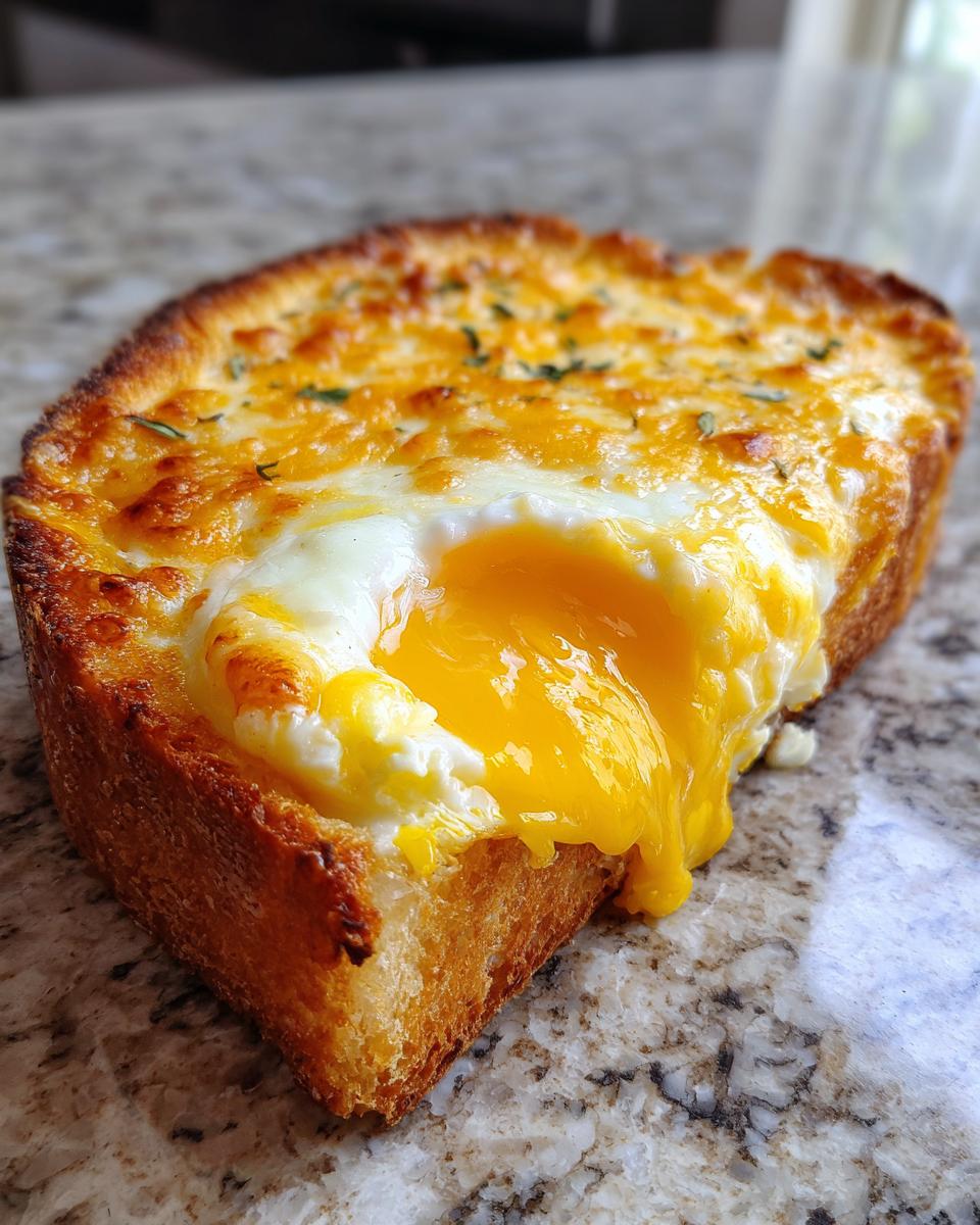 Air Fryer Cheesy Egg Toast - detail 1