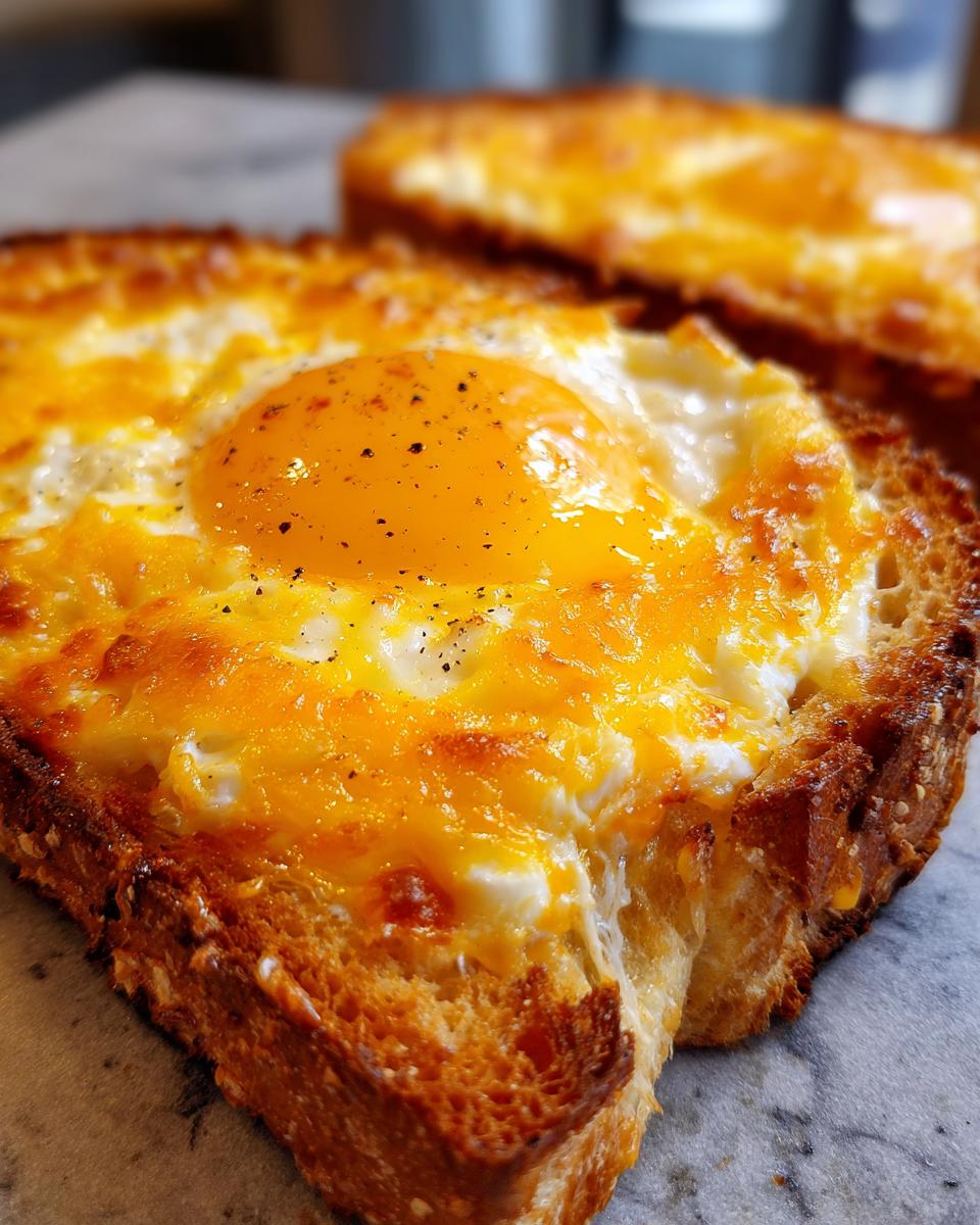 Air Fryer Cheesy Egg Toast - detail 3
