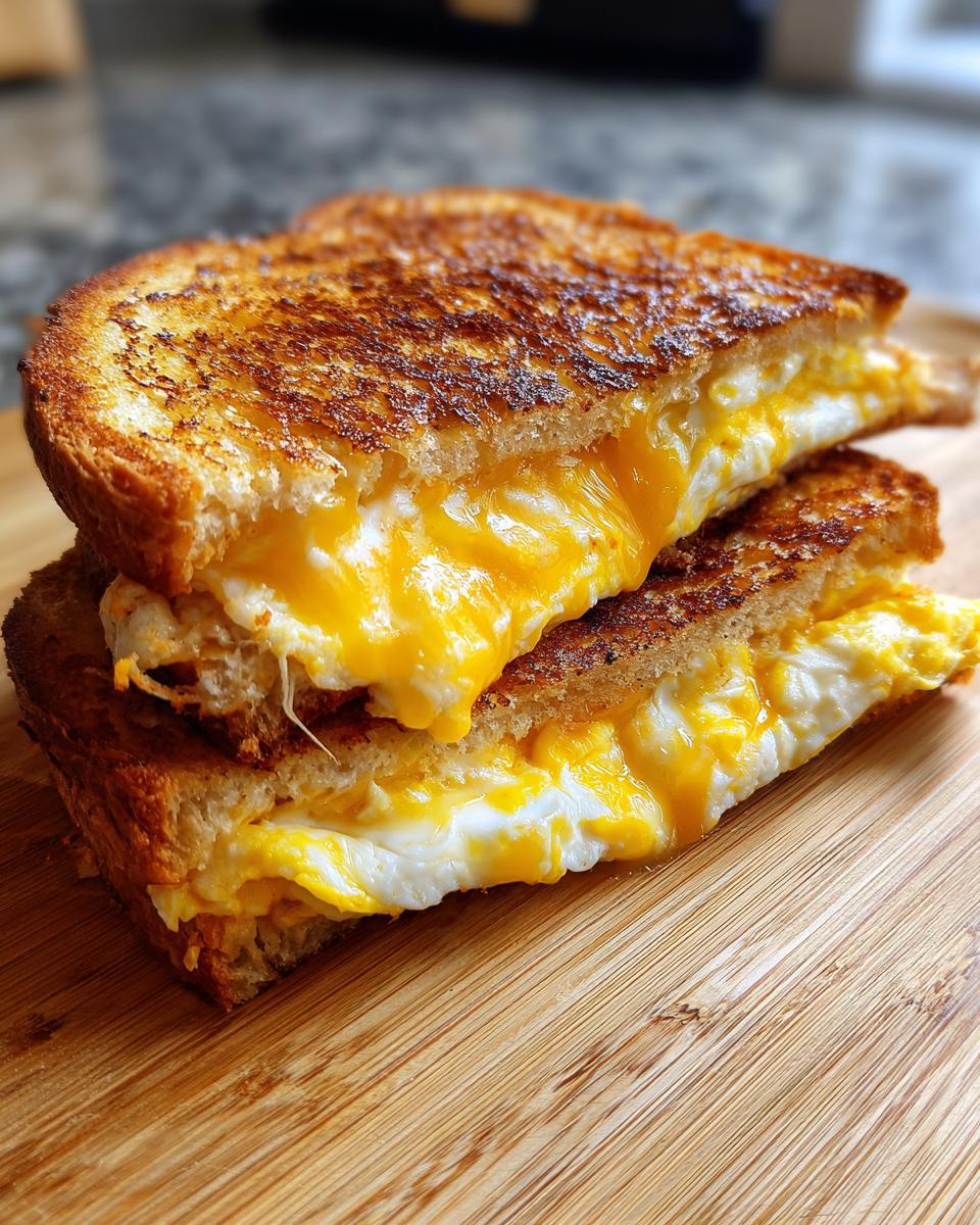 Air Fryer Cheesy Egg Toast - detail 4