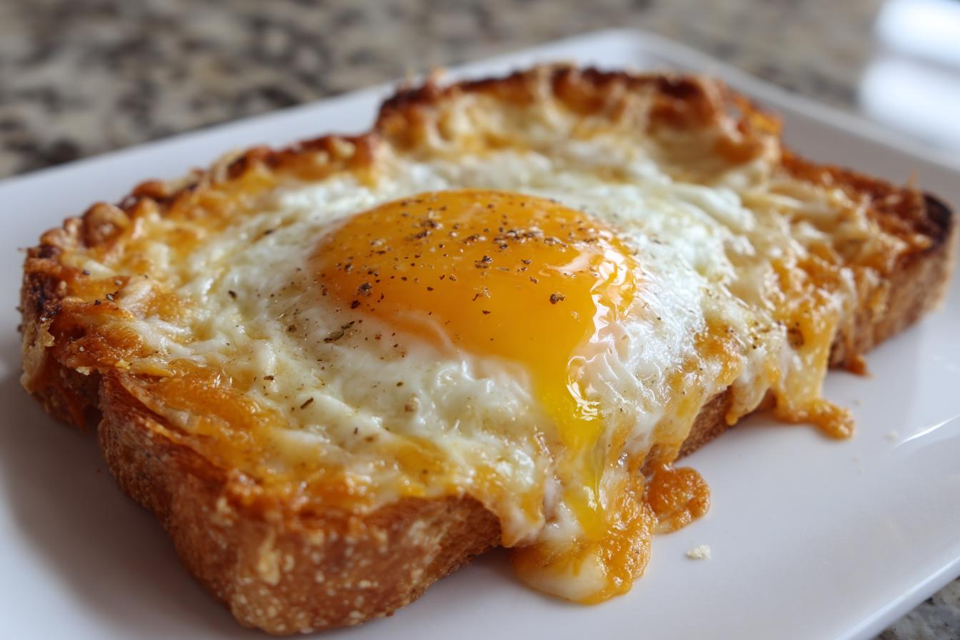 Air Fryer Cheesy Egg Toast - detail 4