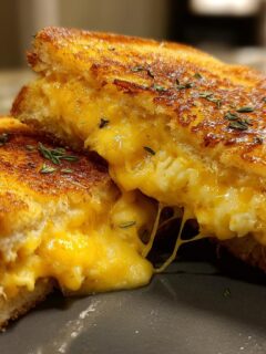 Air Fryer Cheesy Egg Toast