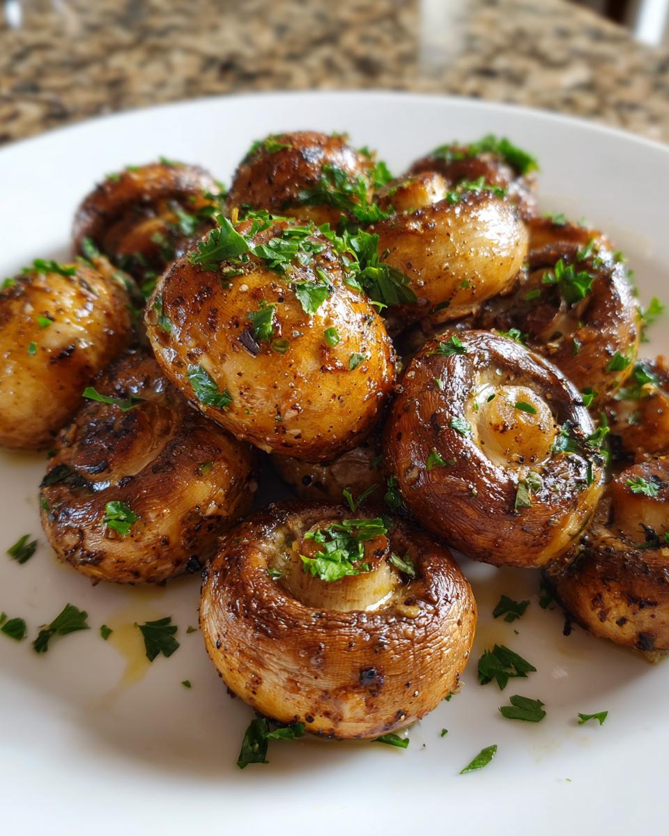 Air Fryer Mushrooms - detail 2