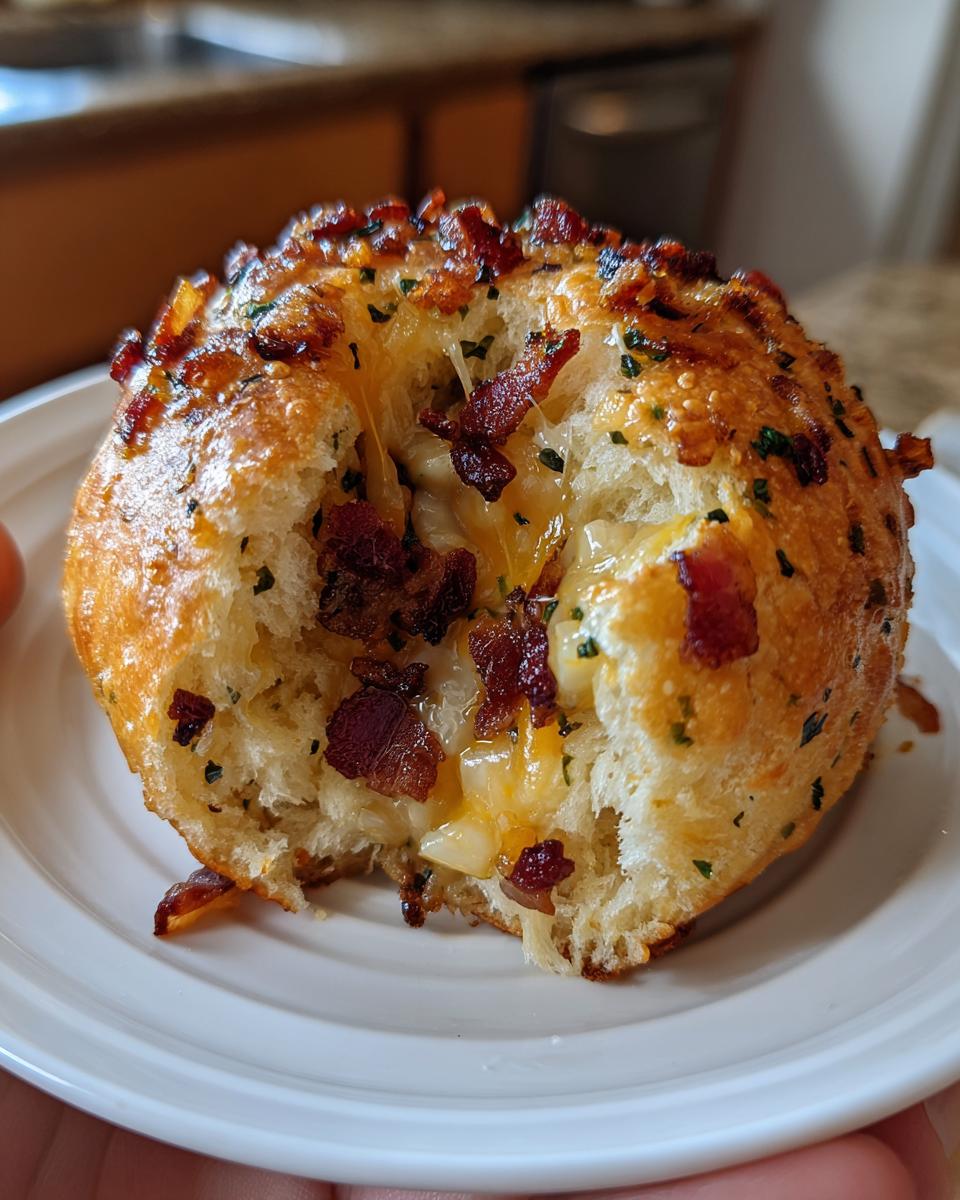 Bacon Cheddar Onion Bombs - detail 1