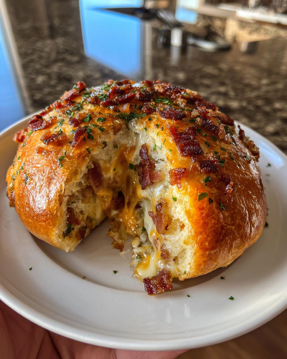 Bacon Cheddar Onion Bombs - detail 2