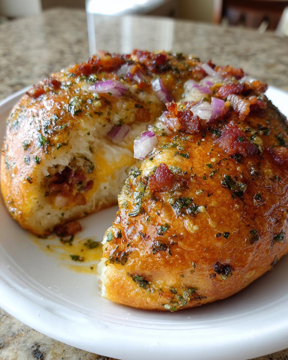 Bacon Cheddar Onion Bombs - detail 4