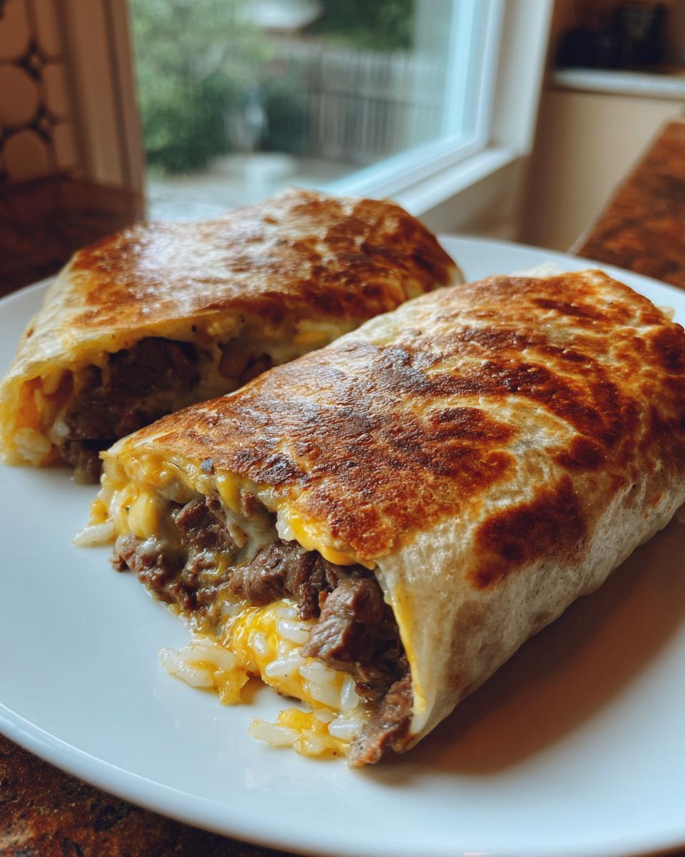 Beefy Melt Burrito - detail 1