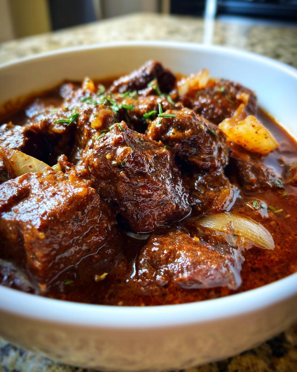 Belgian-Style Slow-Cooked Beef Stew - detail 2
