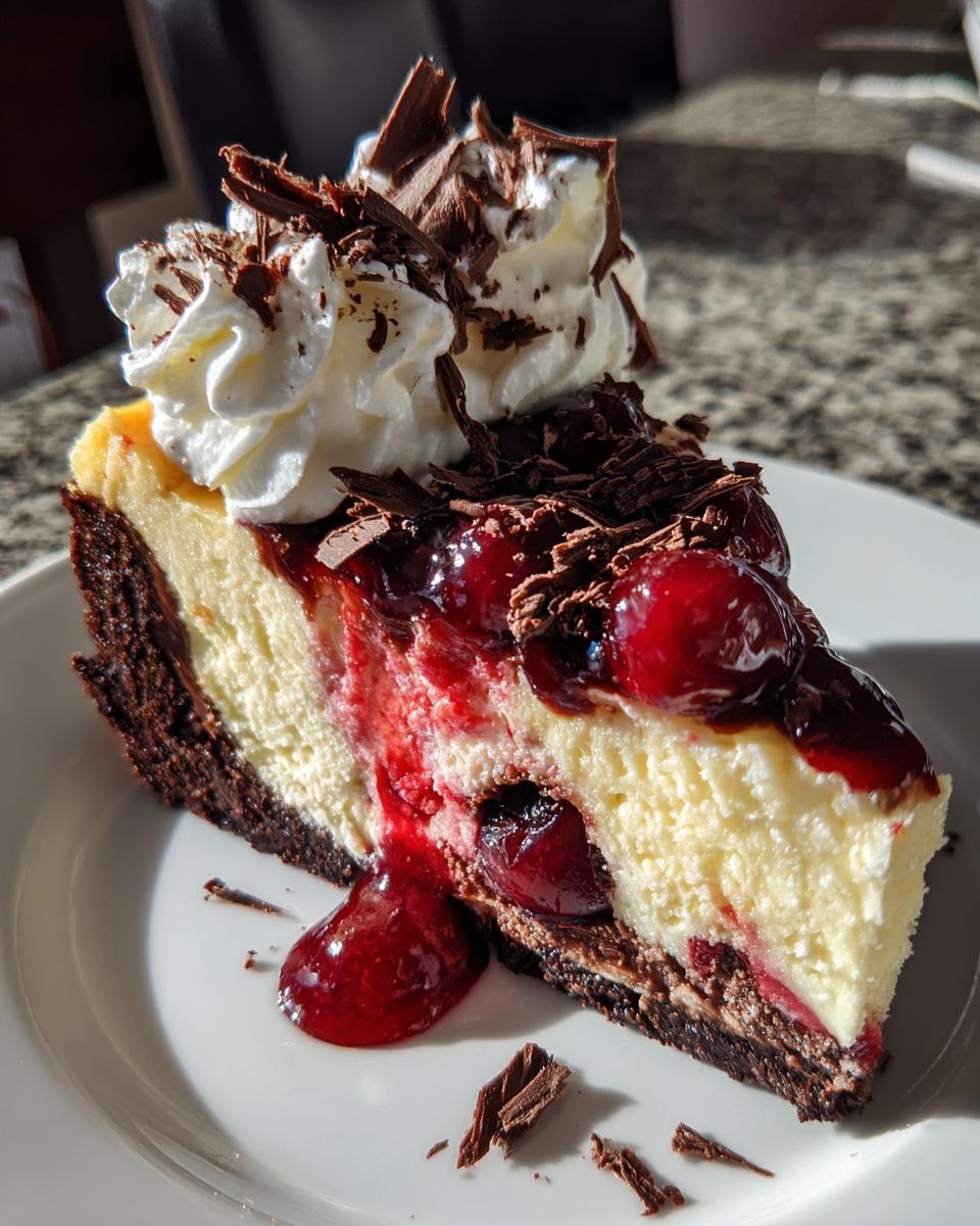 Black Forest Cheesecake - detail 1