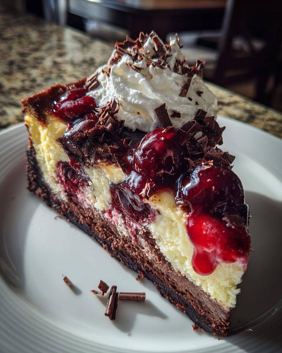 Black Forest Cheesecake - detail 2