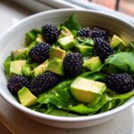 Blackberry and Avocado Salad with Honey Lemon Vinaigrette