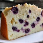 Blueberry Angel Food Cake