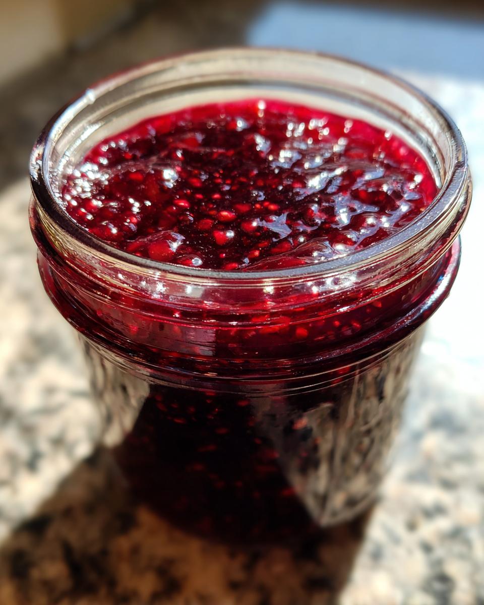 Blueberry Jalapeno Jam - detail 1