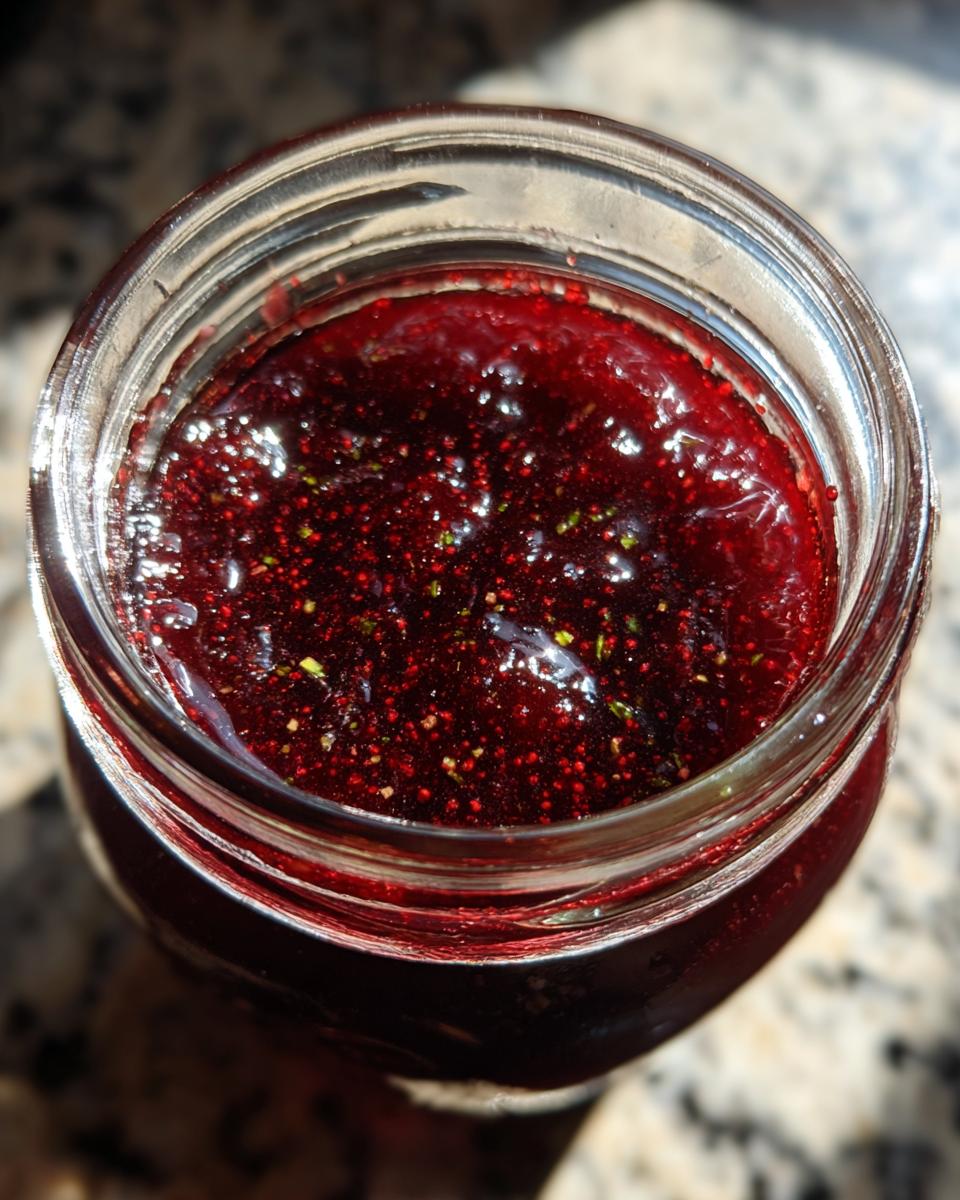 Blueberry Jalapeno Jam - detail 3