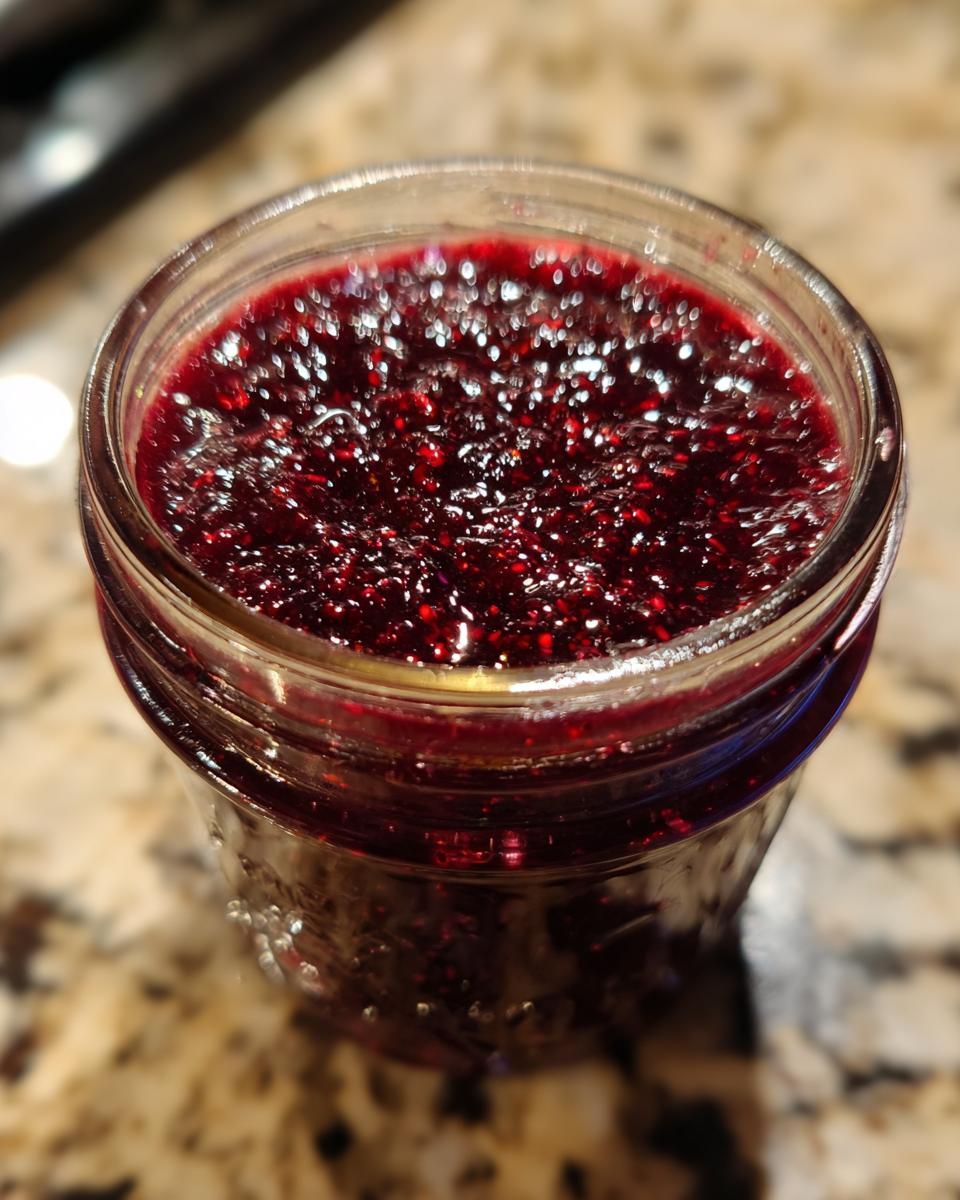 Blueberry Jalapeno Jam - detail 4