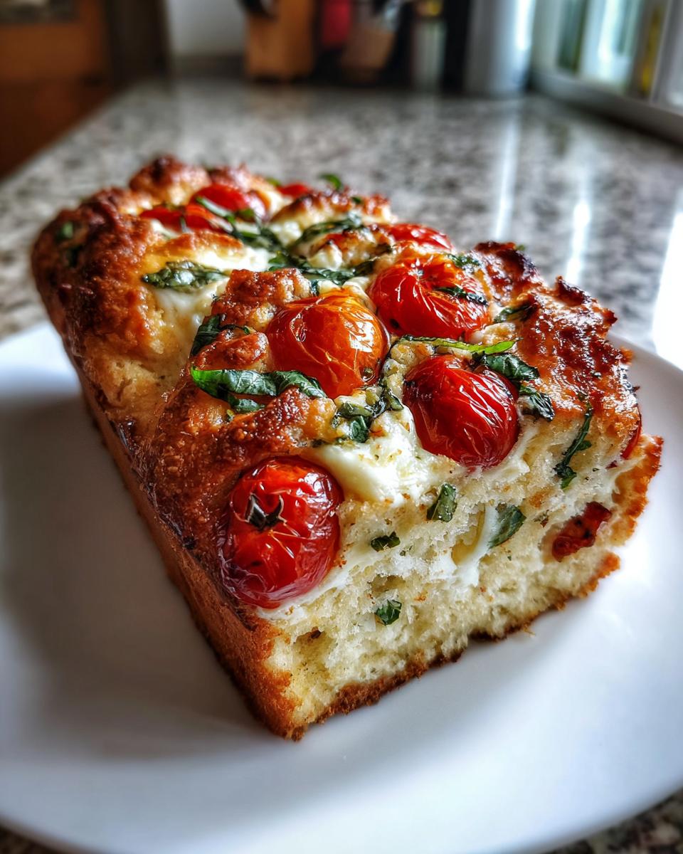 Caprese Quick Bread - detail 2