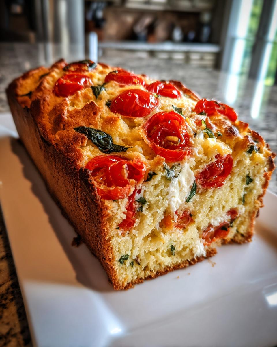 Caprese Quick Bread - detail 4