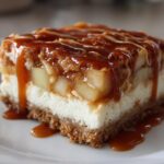 Caramel Apple Cheesecake Bars