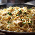 Cheesy Chicken Taco Pasta Skillet