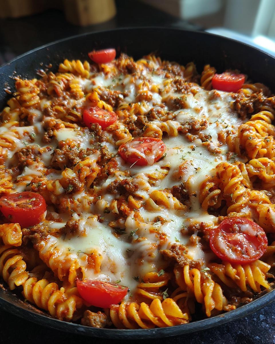 Cheesy Rotel Pasta Skillet - detail 1