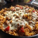 Cheesy Rotel Pasta Skillet